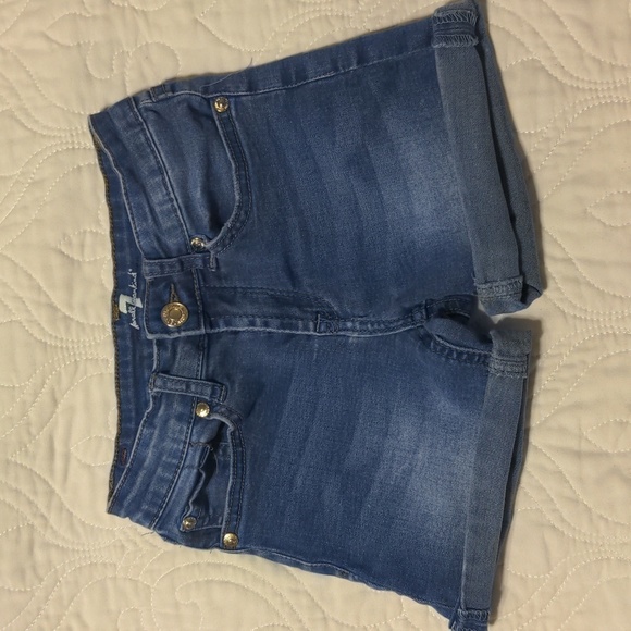 7 For All Mankind Other - 7 for all mankind girls jean shorts